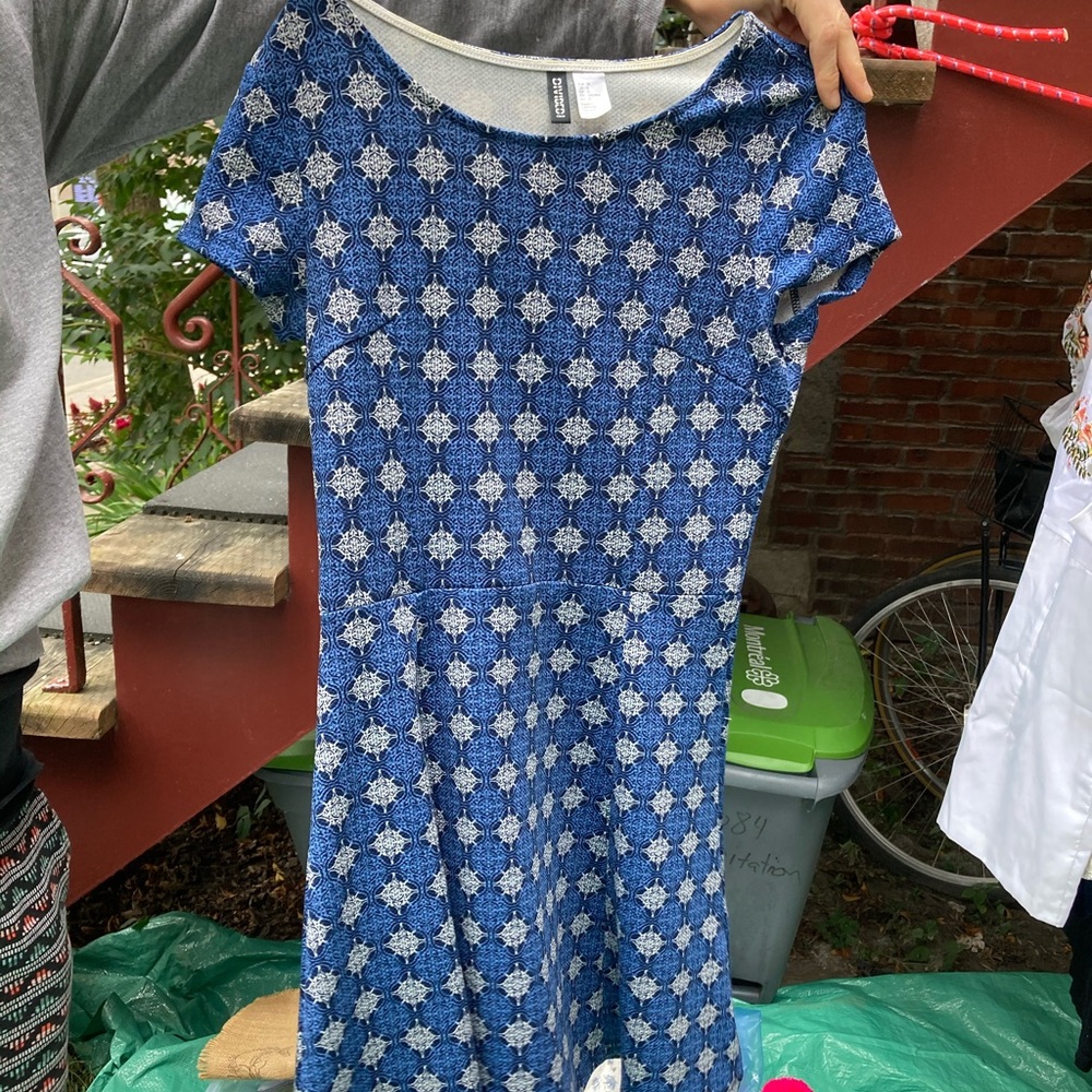 A-line blue H&M dress
